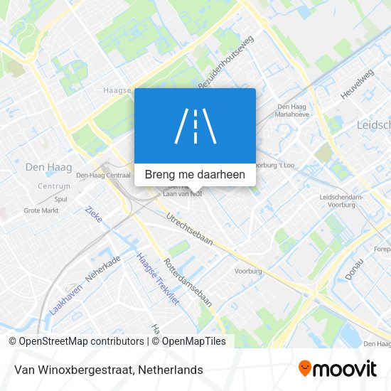 Van Winoxbergestraat kaart