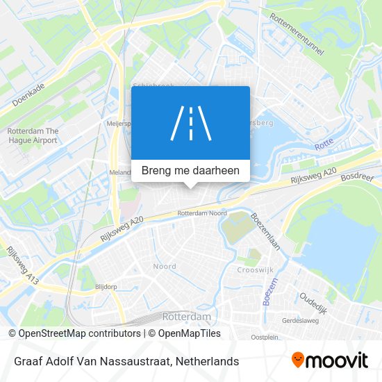 Graaf Adolf Van Nassaustraat kaart
