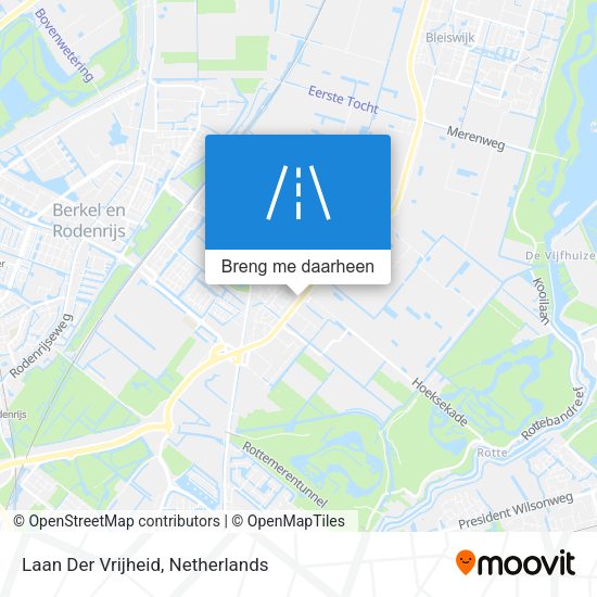 Laan Der Vrijheid kaart