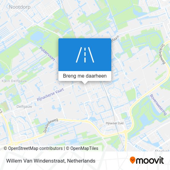 Willem Van Windenstraat kaart