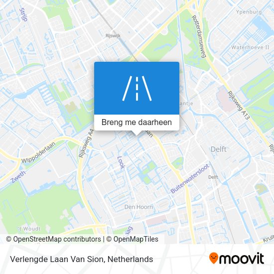 Verlengde Laan Van Sion kaart