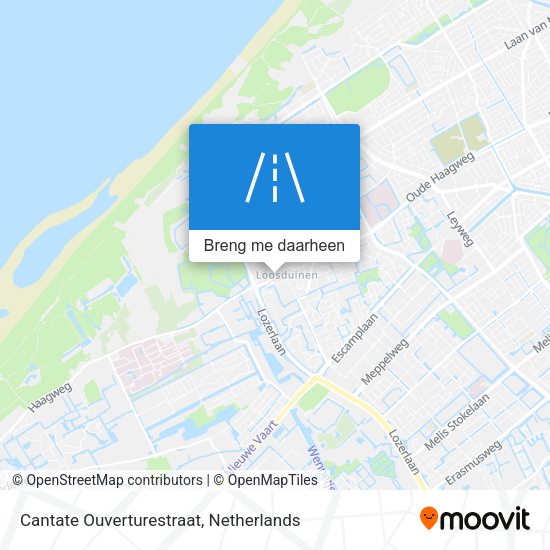 Cantate Ouverturestraat kaart