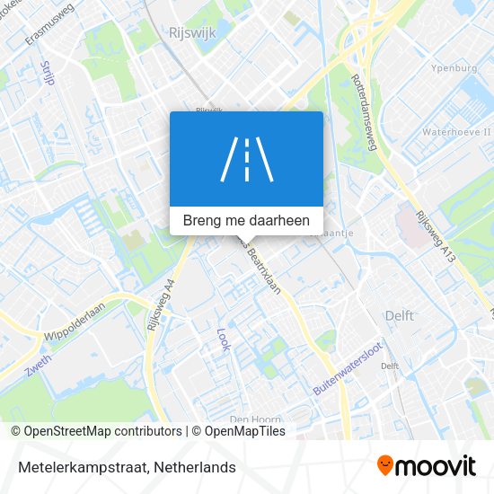 Metelerkampstraat kaart