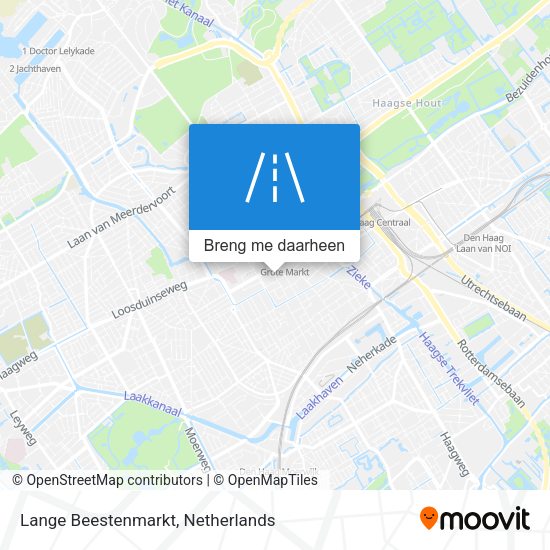 Lange Beestenmarkt kaart