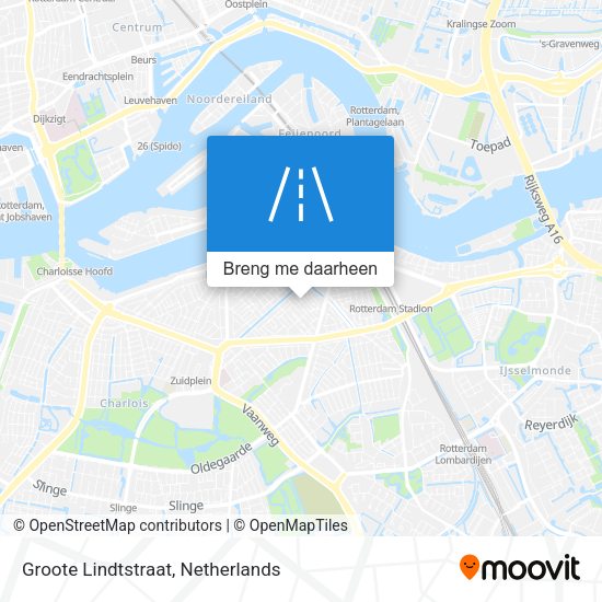 Groote Lindtstraat kaart