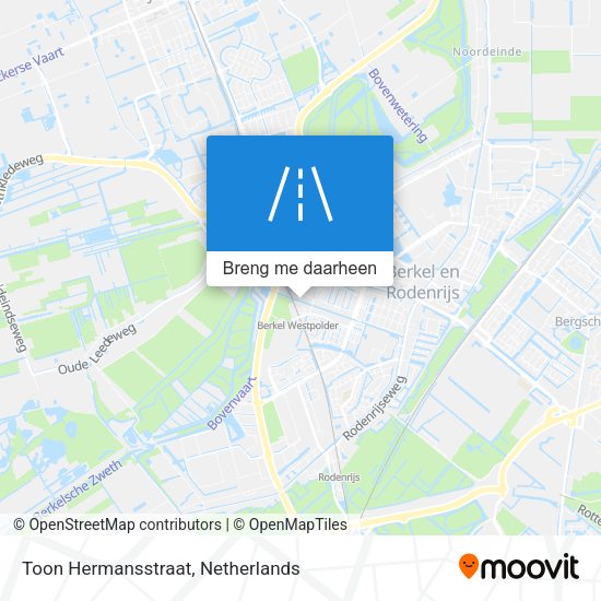 Toon Hermansstraat kaart
