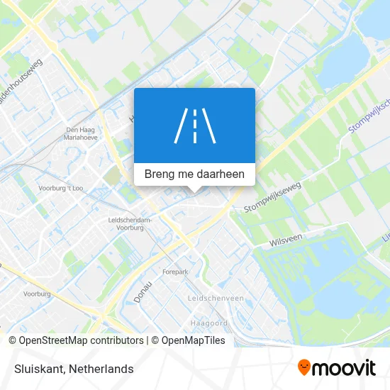 Sluiskant kaart