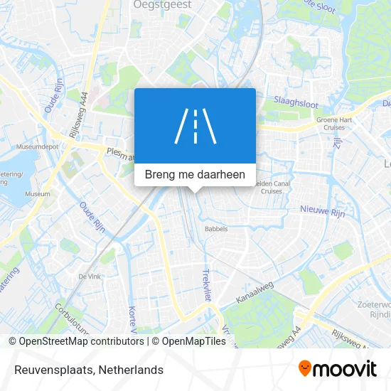 Reuvensplaats kaart