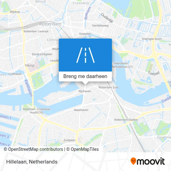 Hillelaan kaart