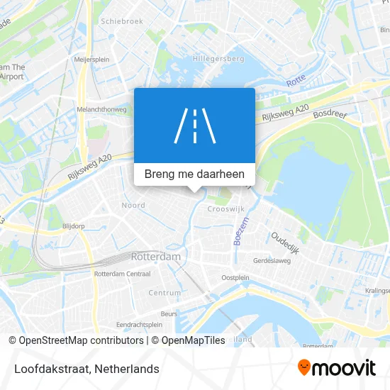 Loofdakstraat kaart