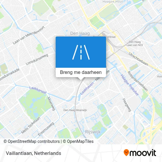Vaillantlaan kaart
