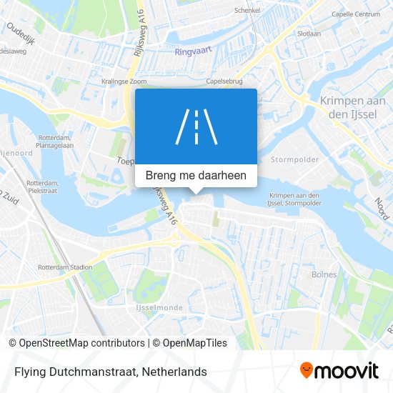 Flying Dutchmanstraat kaart