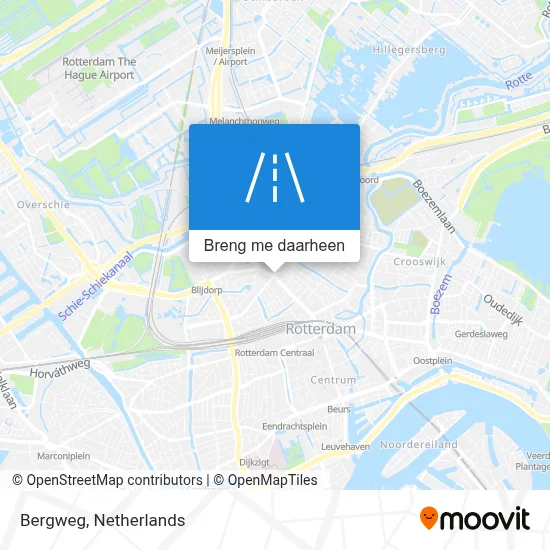 Bergweg kaart