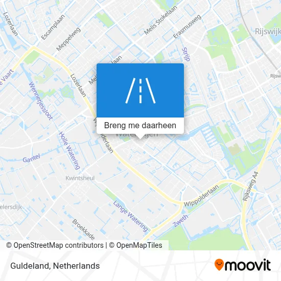 Guldeland kaart