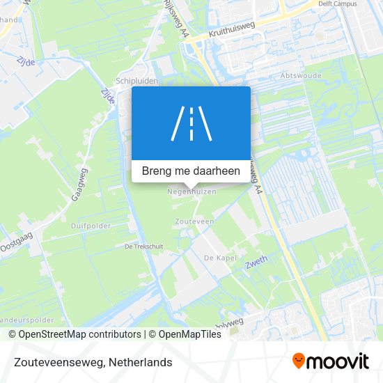 Zouteveenseweg kaart