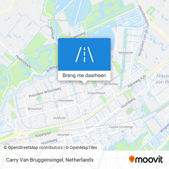 Carry Van Bruggensingel kaart