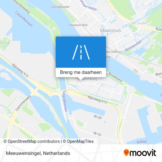 Meeuwensingel kaart