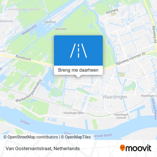 Van Oostervantstraat kaart