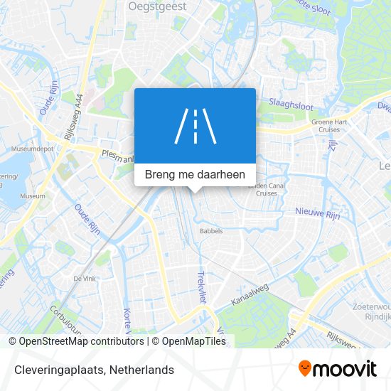 Cleveringaplaats kaart