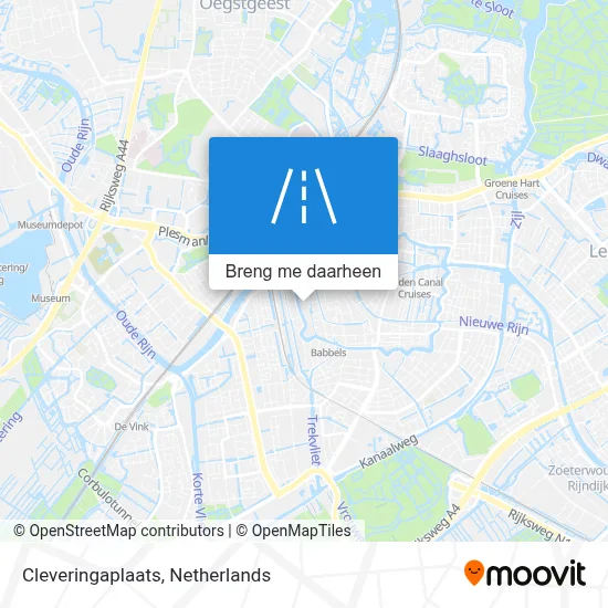 Cleveringaplaats kaart