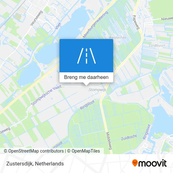 Zustersdijk kaart