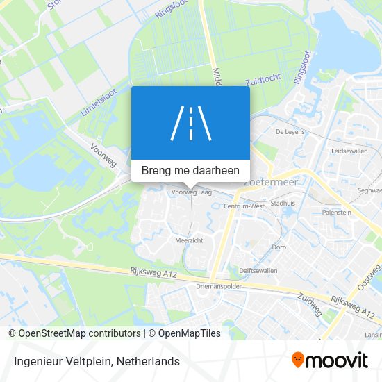 Ingenieur Veltplein kaart