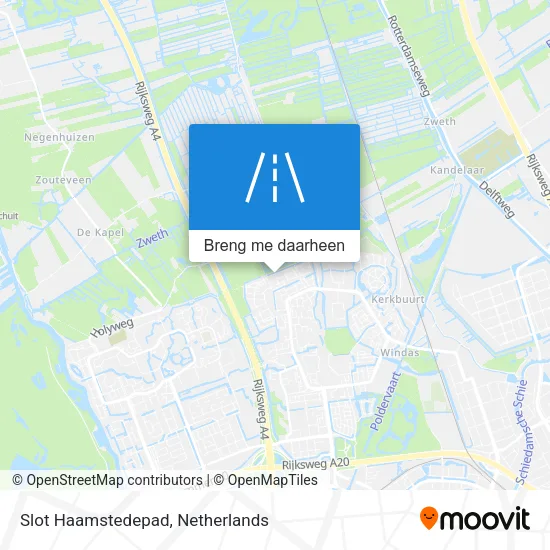 Slot Haamstedepad kaart