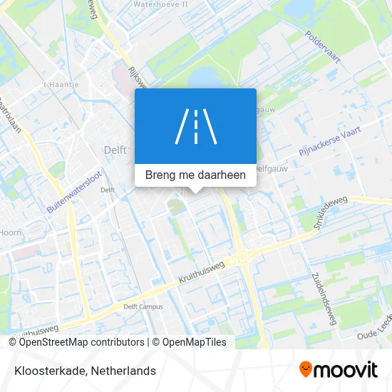 Kloosterkade kaart