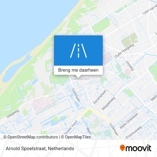 Arnold Spoelstraat kaart