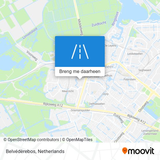 Belvédèrebos kaart