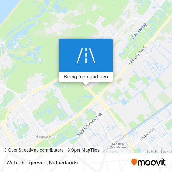 Wittenburgerweg kaart