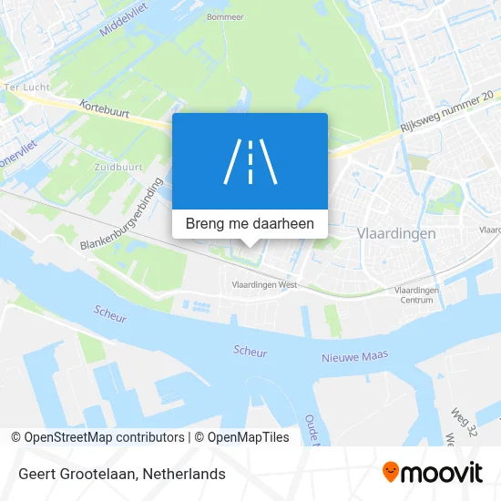 Geert Grootelaan kaart