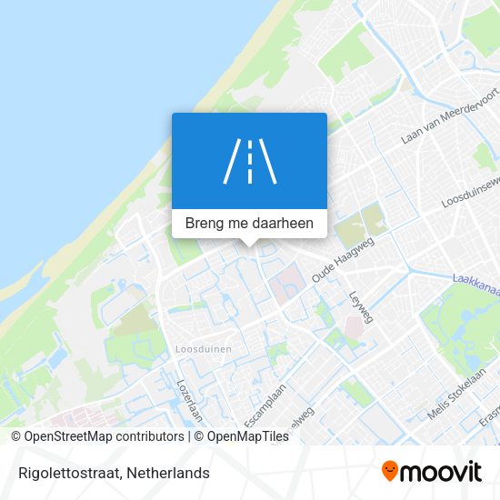 Rigolettostraat kaart