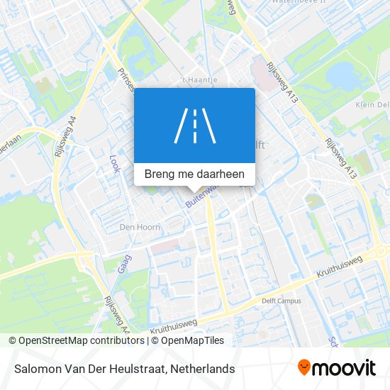 Salomon Van Der Heulstraat kaart