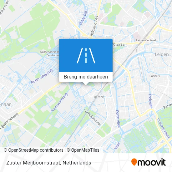 Zuster Meijboomstraat kaart