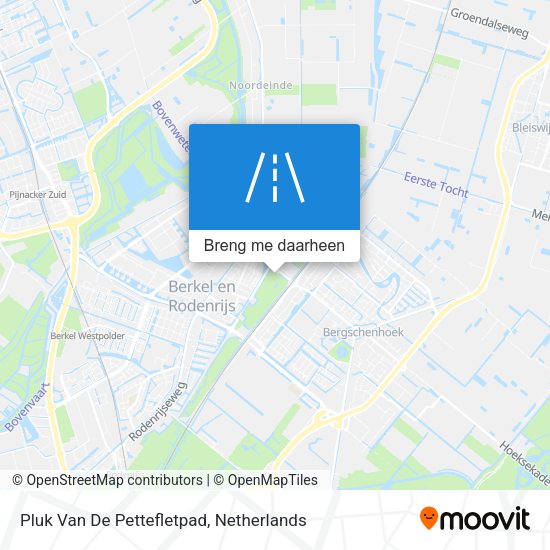 Pluk Van De Pettefletpad kaart