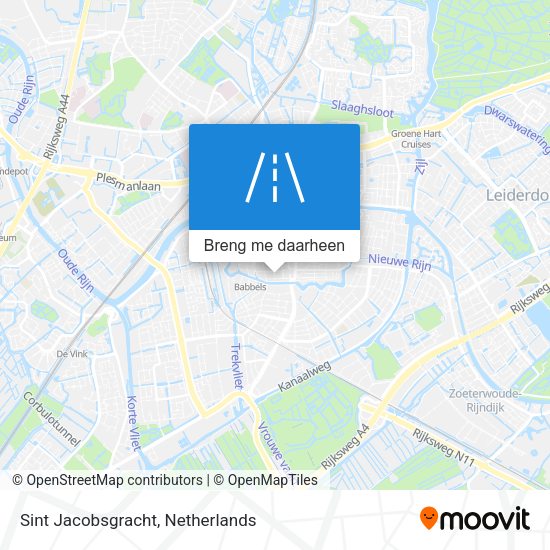 Sint Jacobsgracht kaart