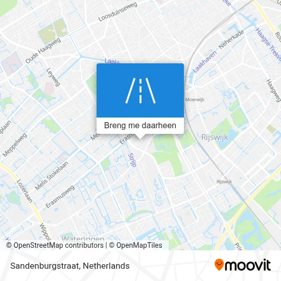 Sandenburgstraat kaart