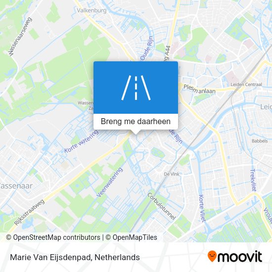 Marie Van Eijsdenpad kaart