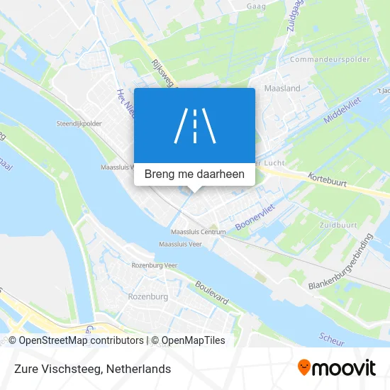 Zure Vischsteeg kaart