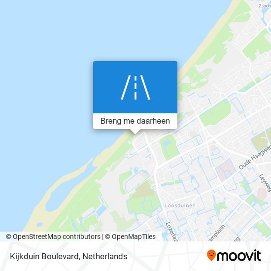 Kijkduin Boulevard kaart