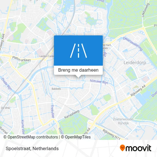 Spoelstraat kaart