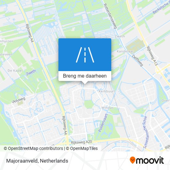 Majoraanveld kaart