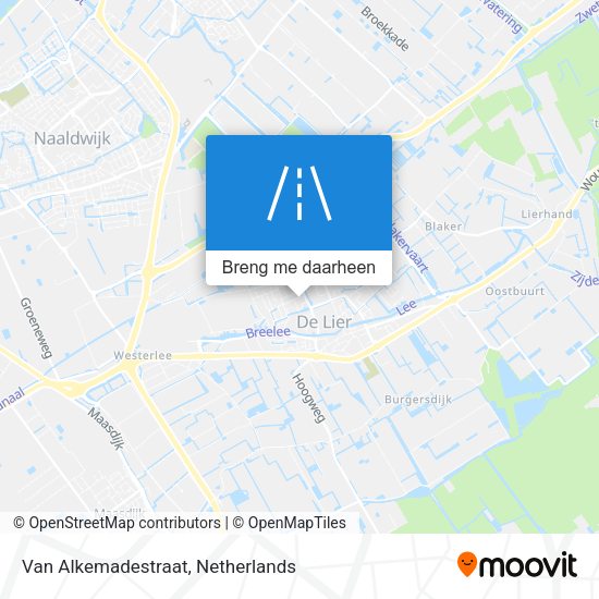Van Alkemadestraat kaart