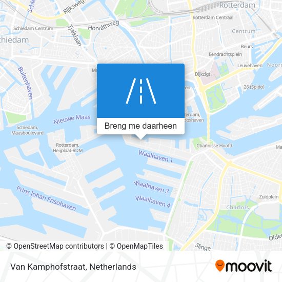 Van Kamphofstraat kaart