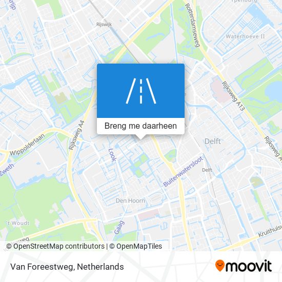 Van Foreestweg kaart