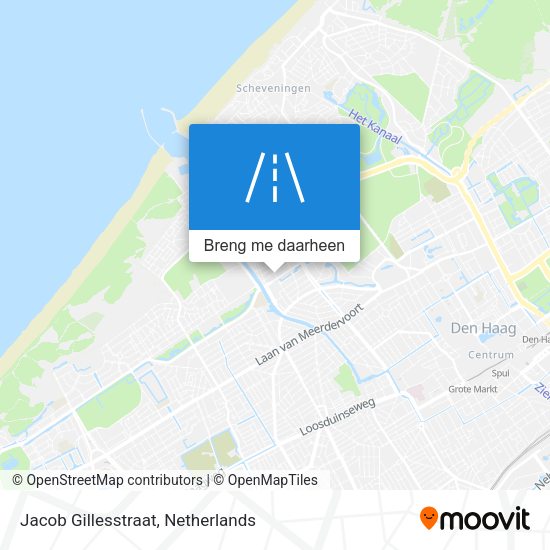 Jacob Gillesstraat kaart