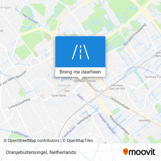 Oranjebuitensingel kaart