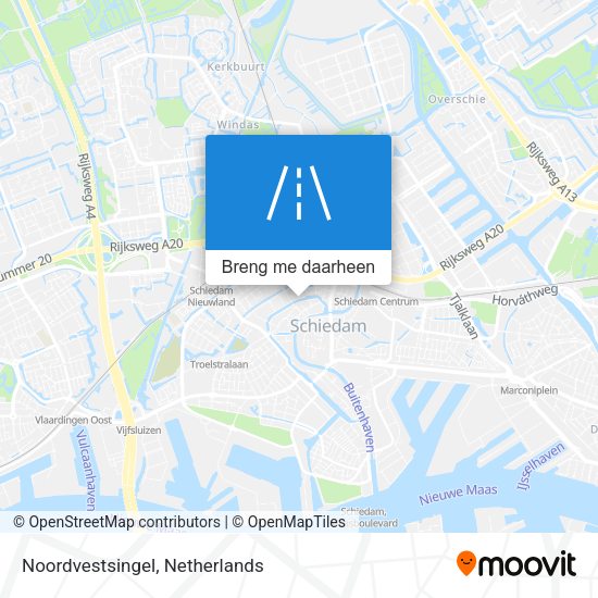 Noordvestsingel kaart