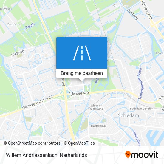 Willem Andriessenlaan kaart